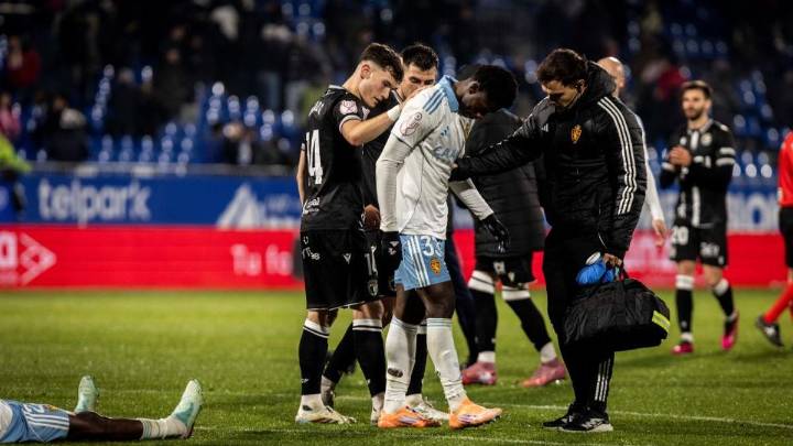 Saidu, pendiente de más pruebas para fijar la gravedad de su esguince de tobillo