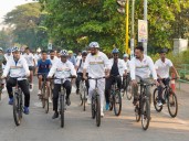 Fit India Sundays on Cycle turns Goa into a celebration