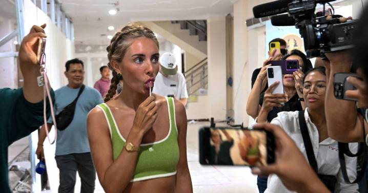 Bonnie Blue to land at Heathrow today after Bali arrest chaos in latest stunt