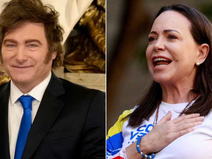 Milei viaja a Noruega para apoyar el Nobel de la Paz a la opositora Corina Machado