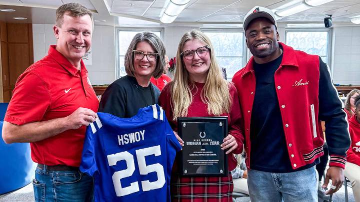 Colts name Adelaide Galbreath as the Inaugural 'Colts High School Woman of the Year'