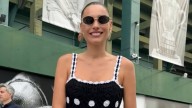 Furor por los lunares: Pampita se sumó a la tendencia con un vestido de lujo de Carolina Herrera