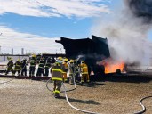 Bomberos y Seguridad Pública de Nava se capacitan en CECAN de CFE