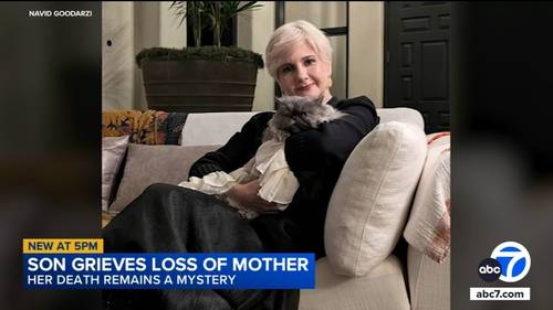 Son grieves death of mother after her body was found down embankment in Crestline