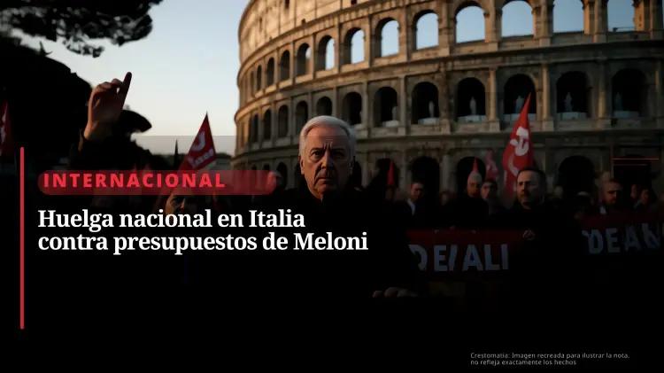 CGIL desencadena rally en Italia contra gasto militar y salarios bajos
