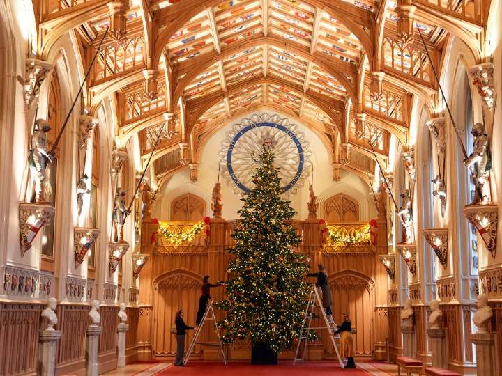 Festive welcome ready for German president from King and Queen at Windsor Castle