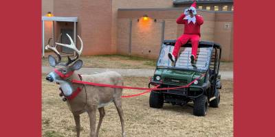 Florence gets real-life ‘Elf on the Shelf’ to spark holiday school attendance