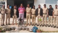 Excise Dept Seized 14 kg ganja in Ghatkesar, 1 arrested