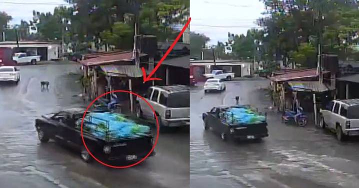 Explosivos ocultos entre plátanos: Divulgan video antes del ataque del carro bomba en Coahuayana
