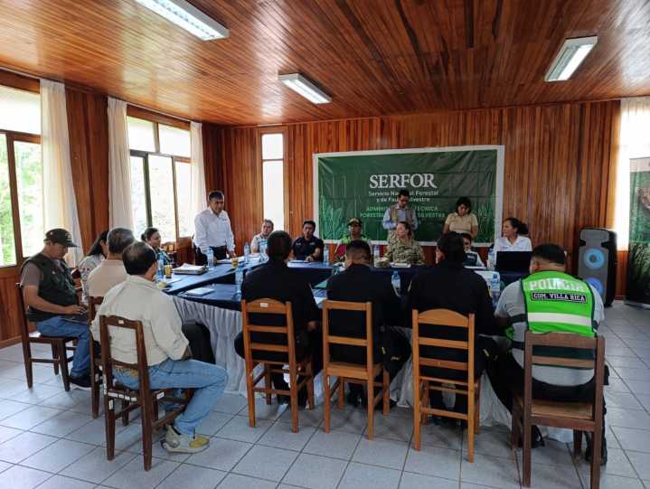 Pasco instala mesa regional de control y vigilancia forestal y de fauna silvestre