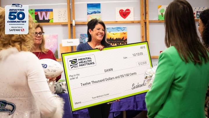 Seahawks Complete Impacting 50 Communities Initiative With Launch Of Mental Health Matters Grant