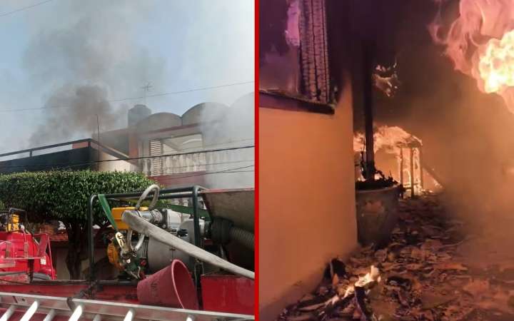 Dos heridos tras explosión e incendio en viviendas de la GAM