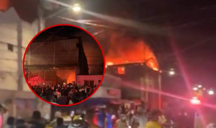 Incendio en bodega de muebles desata emergencia en Santa Marta