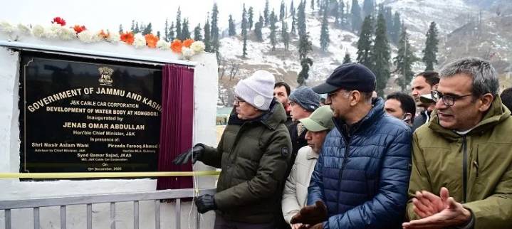CM Omar Abdullah throws open Asia’s longest ski drag lift in Gulmarg