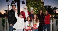 Santa Maria Christmas tree lit in ceremony including carolers, Santa, city officials