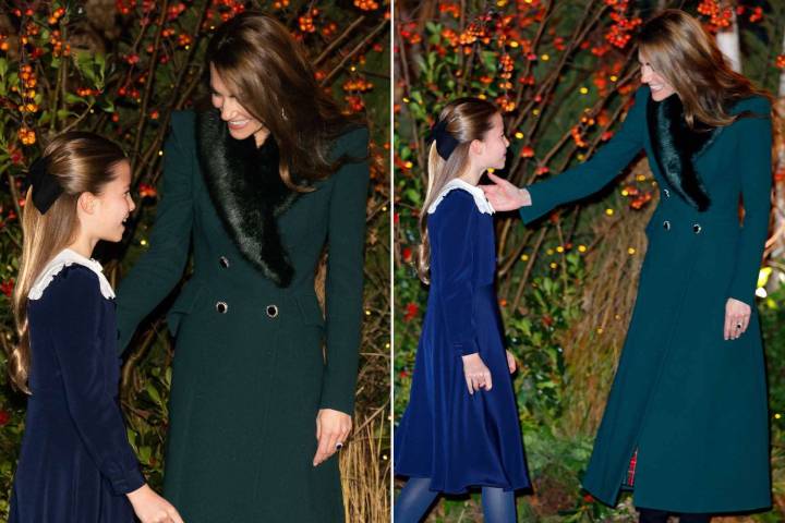 Kate Middleton Shares Sweet Moment with Princess Charlotte at Christmas Service: Photo