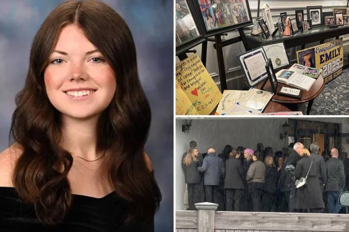 Devastating reason mourners wore pink to services for LI teen slain by ex in botched murder