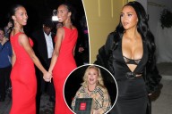 Sean 'Diddy' Combs' twin daughters attend star-studded Christmas party with Kim Kardashian, Kathy Hilton and more