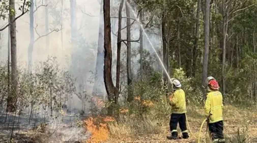 Incendio azota región de Nueva Gales del Sur, Australia