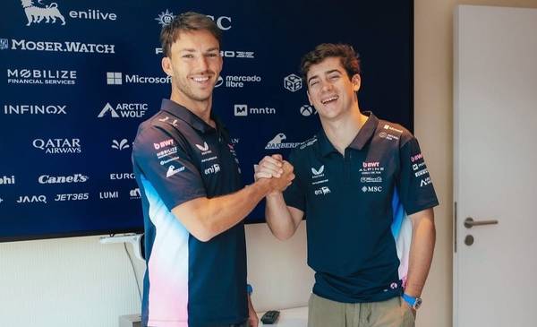 Las vacaciones de Colapinto y la provocación a Gasly: "Me encantaría"