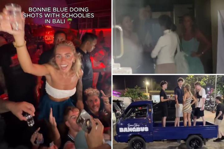 Bonnie Blue detained by police in Bali over ‘Bangbus’ stunt