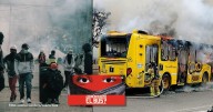 La película de RTVC que muestra el arresto de dos jóvenes por grabar un bus que fue incendiado por un policía