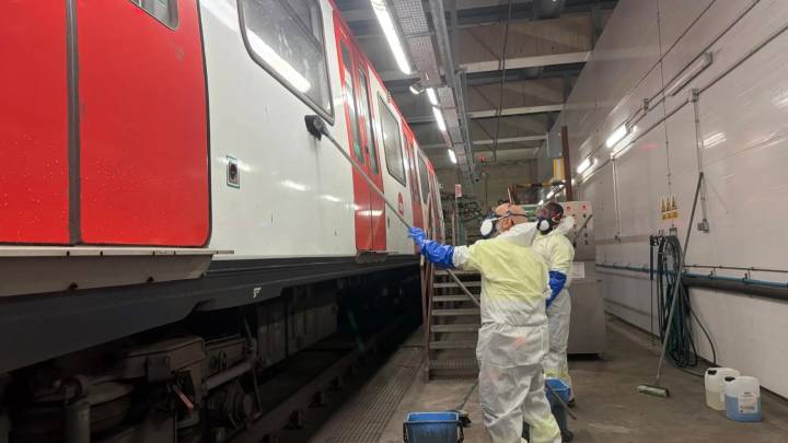 Los grafitis en los trenes del Metro de Barcelona cuestan a la ciudad seis millones de euros en cinco años