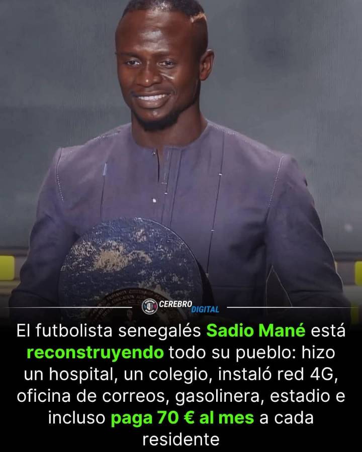 Sadio Mané estrella del fútbol senegalés 