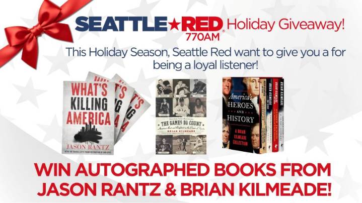 Seattle Red Holiday Giveaway: Win Autographed Books from Jason Rantz & Brian Kilmeade!