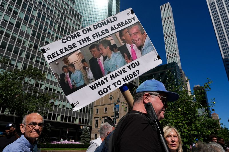 Americans skeptical of Trump on Epstein, but Republican doubts ease, Reuters/Ipsos poll finds