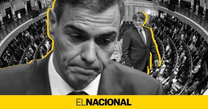 Sánchez se arrastra por Puigdemont en las portadas