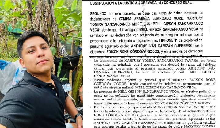 Aparece el teléfono de Anthony Camizán y familia exige prisión para investigado