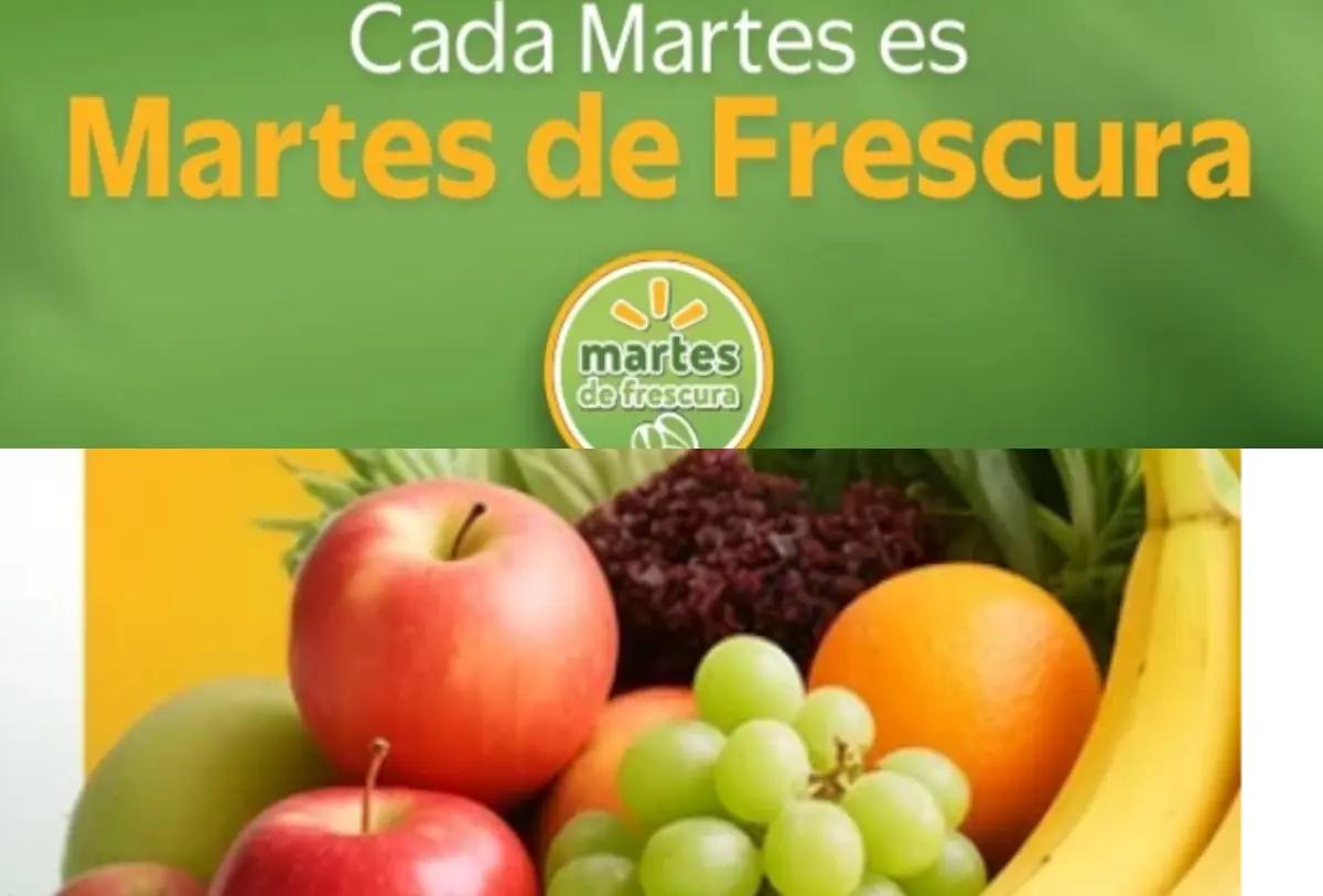Ofertas en Walmart por Martes de Frescura en frutas y verduras HOY 9 de diciembre