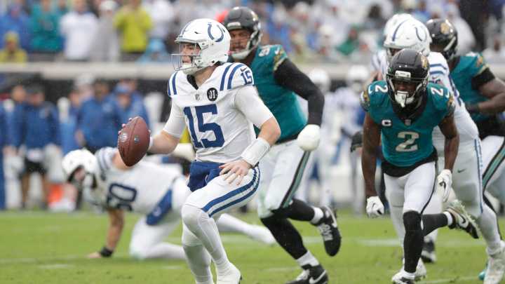 What did Riley Leonard do in Week 14? Colts QB's stats today vs. Jaguars