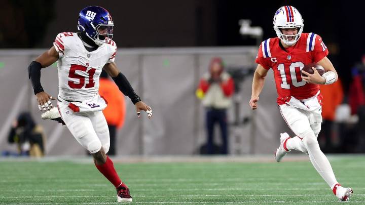 Giants' Abdul Carter benched again at start of loss to Patriots