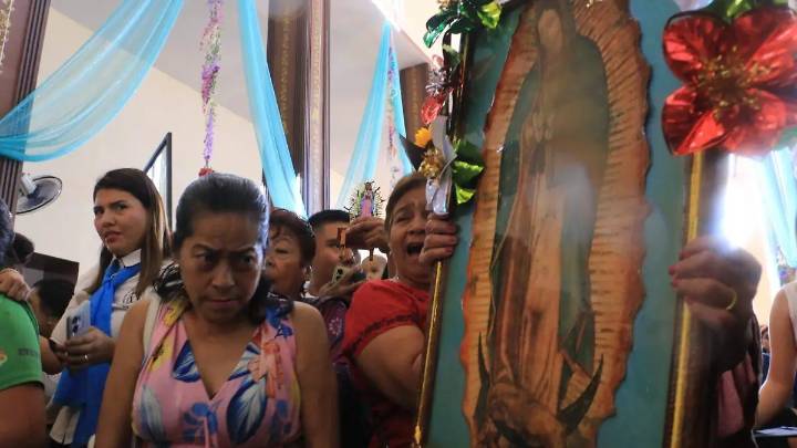 Así se vivió la celebración a la Virgen de Guadalupe en el Barrio de Las Estaciones en Córdoba [Fotos]