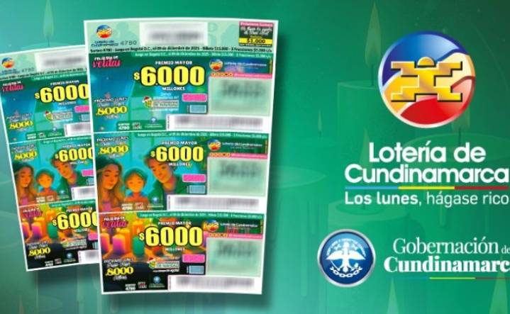 Lotería de Cundinamarca: últimos cuatro sorteos millonarios del 2025