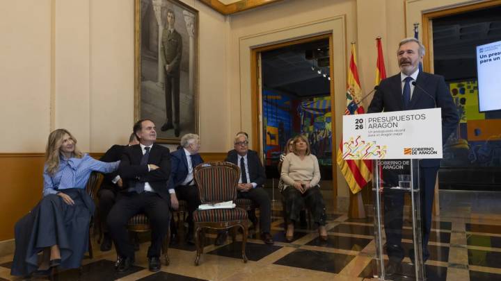 Azcón presenta un presupuesto expansivo sin garantía de apoyos para aprobarlo