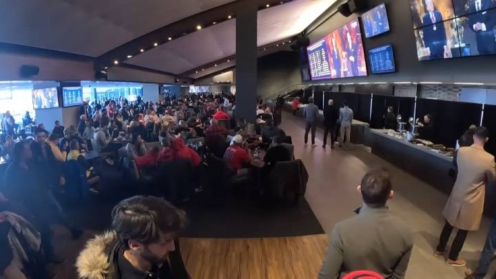 2026 World Cup draw: Soccer fans watch from Gillette Stadium