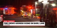Fire crews address scene on Baril Lane