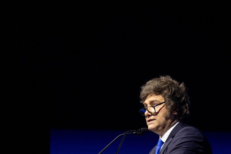 Argentina unveils tender for local US dollar bond as Milei seeks market return