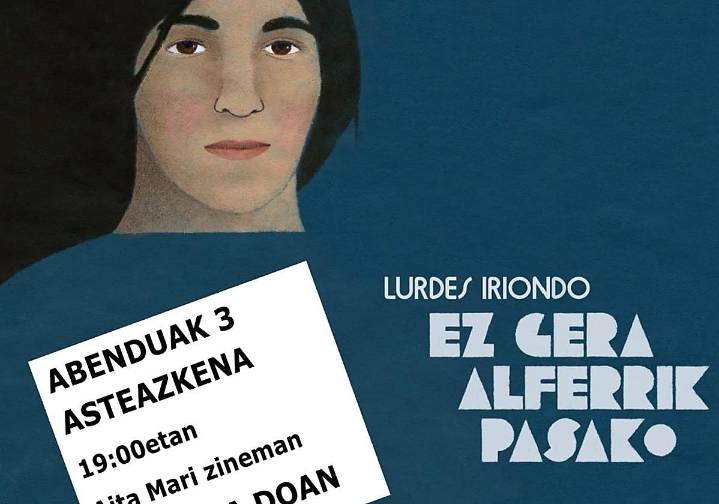 'Lurdes Iriondo, ez gera alferrik pasako' eskainiko dute gaur, Euskararen Nazioarteko egunean