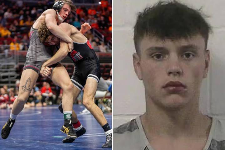 Star high school wrestler accused of ripping woman's hair out while forcing her to have sex