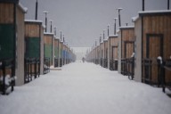 Behind the scenes the Olympic Village in Cortina
