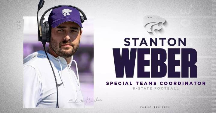 Stanton Weber hired as Kansas State football's special teams coordinator