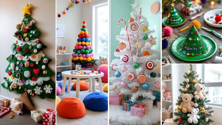 Christmas tree decoration ideas for kids: Playful themes that brighten festive corners
