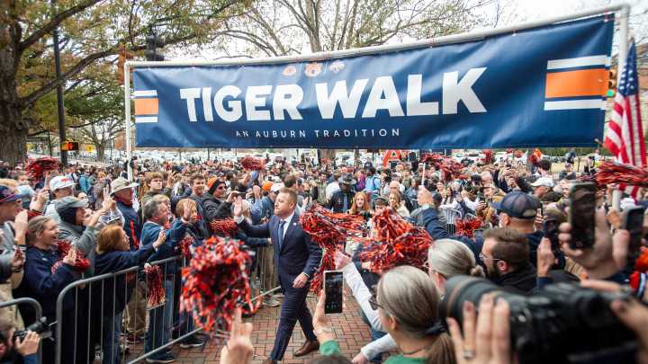 Watch Alex Golesh's first remarks as Auburn football's coach