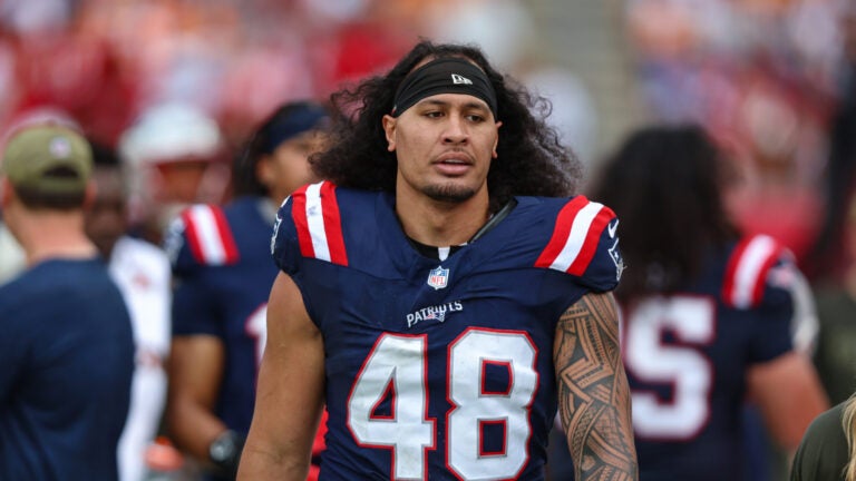 Patriots LB Jahlani Tavai, partner share news of tragic loss