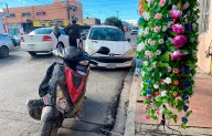 Automovilista ocasiona aparatoso accidente vial en la colonia Bellavista