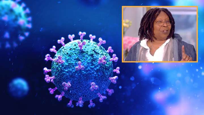 After Third Infection, COVID Desperately Seeks Vaccine Against Whoopi Goldberg